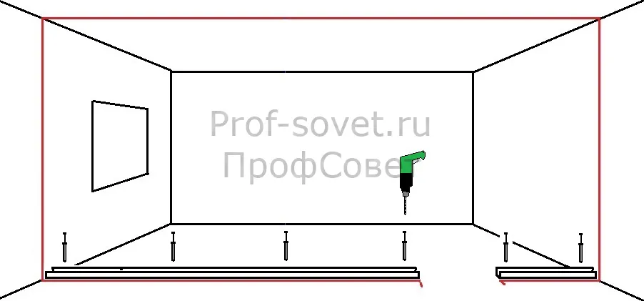 Высота комнаты стандарт