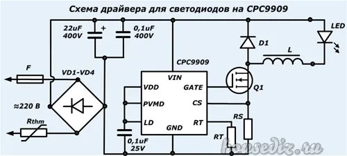 3s121 схема включения