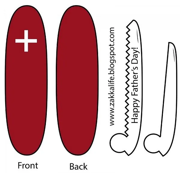 Швейцарский нож чертеж
