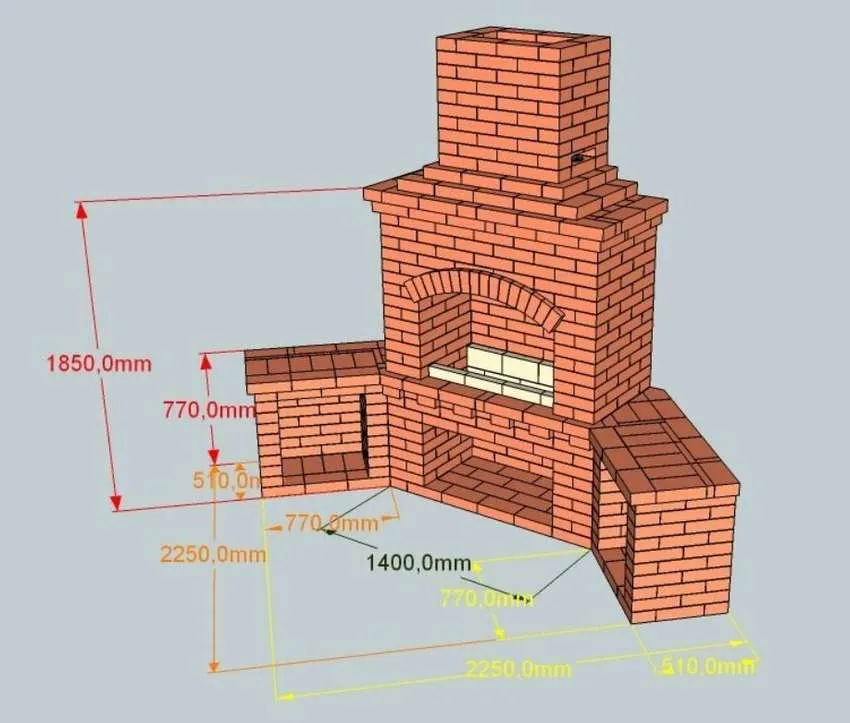 Мангал печь своими руками чертежи