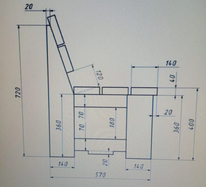 Скамейка своими руками из дерева чертежи